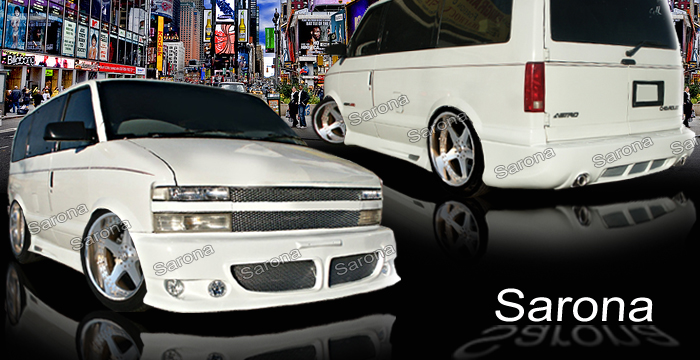 Custom GMC Safari  Mini Van Body Kit (1995 - 2004) - $1350.00 (Part #GM-019-KT)